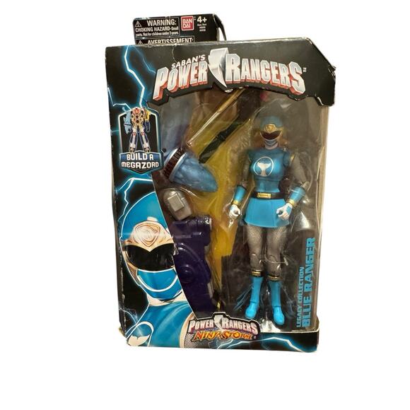2016 Power Rangers Saban Legacy Collection Blue ranger Ninja Storm New - Picture 1 of 6